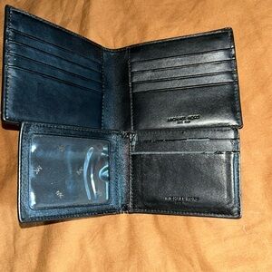 Black bi fold MK wallet